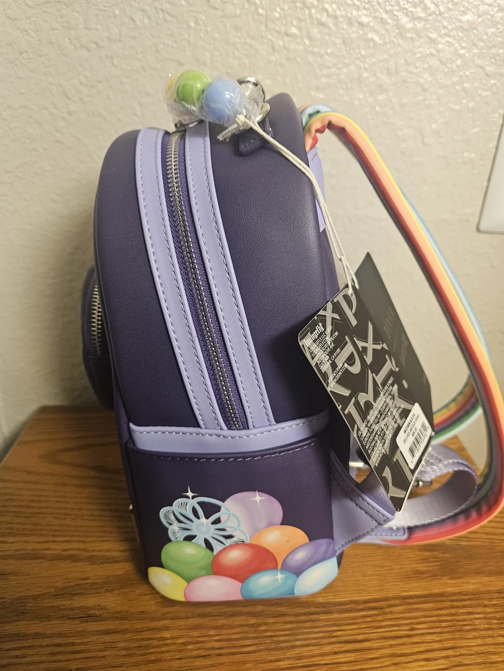 Loungefly Disney Pixar Inside Out 2 Emotions Light-Up Mini Backpack NWT